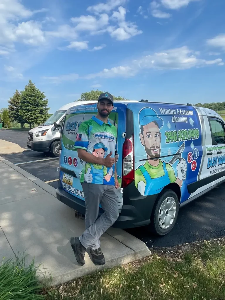 Easy Squeegee Window Cleaning Team